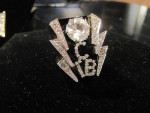 TCB-ring (Original-size). (In goud, verguld en zilver)