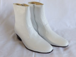 Elvis' originele enkel-laarzen. Wit